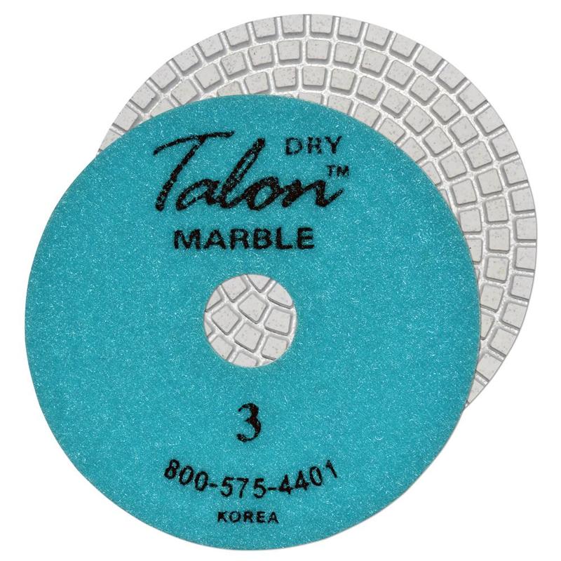 Talon 6-Step Marble Wet Or Dry Polishing Pad, 3", Step 3