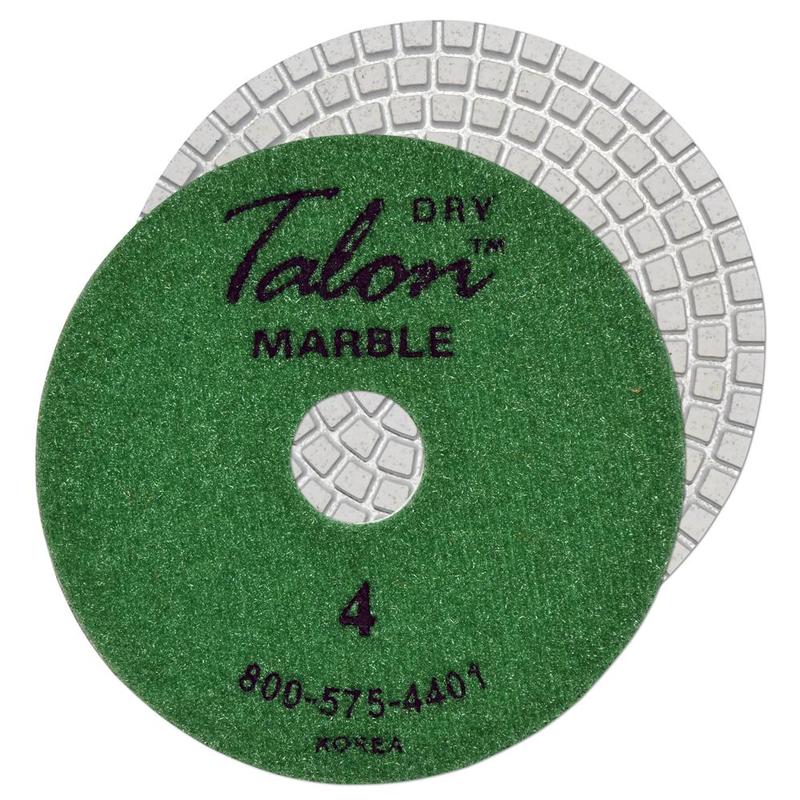Talon 6-Step Marble Wet Or Dry Polishing Pad, 3", Step 4