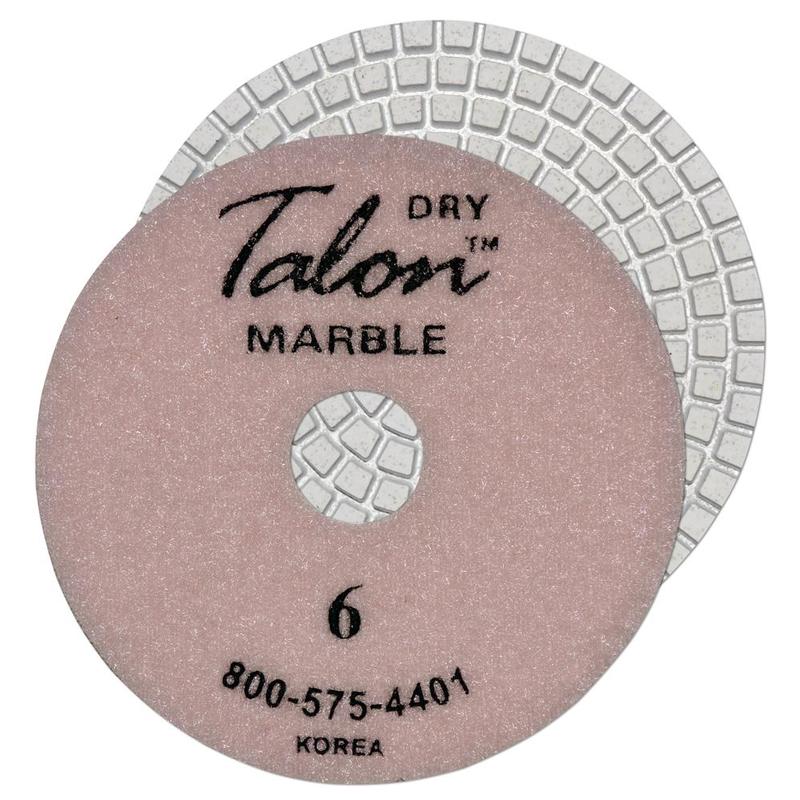 Talon 6-Step Marble Wet Or Dry Polishing Pad, 3", Step 6