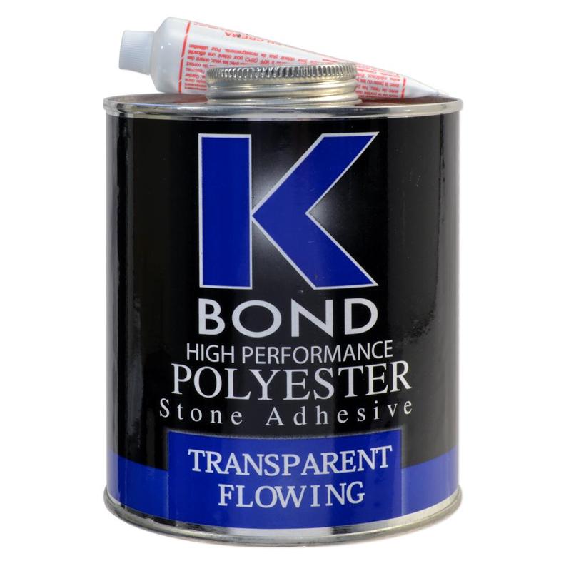 K-Bond Polyester Flowing Transparent Adhesive, 1 qt