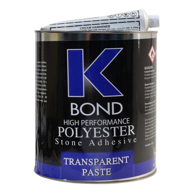 K-Bond Polyester Knife Grade Transparent Adhesive, 1 Gal