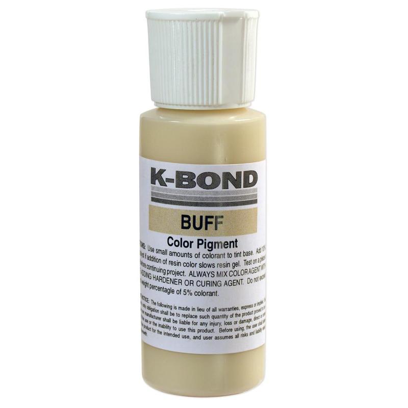 K-Bond Polyester Adhesives Color Paste, Buff 2 Oz. Squeeze Bottle