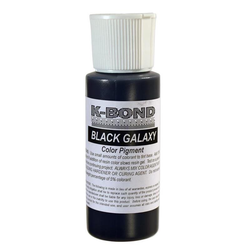 K-Bond Black Galaxy Granite Colorant Pigment, 2 Oz. Bottle