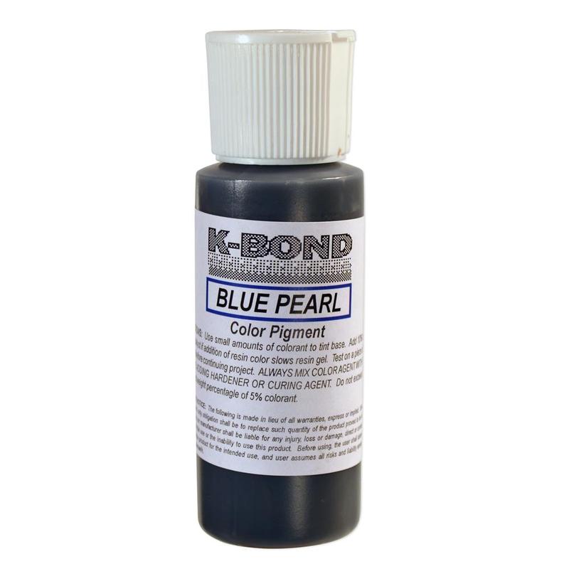 K-Bond Blue Pearl Granite Colorant Pigment, 2 Oz. Bottle