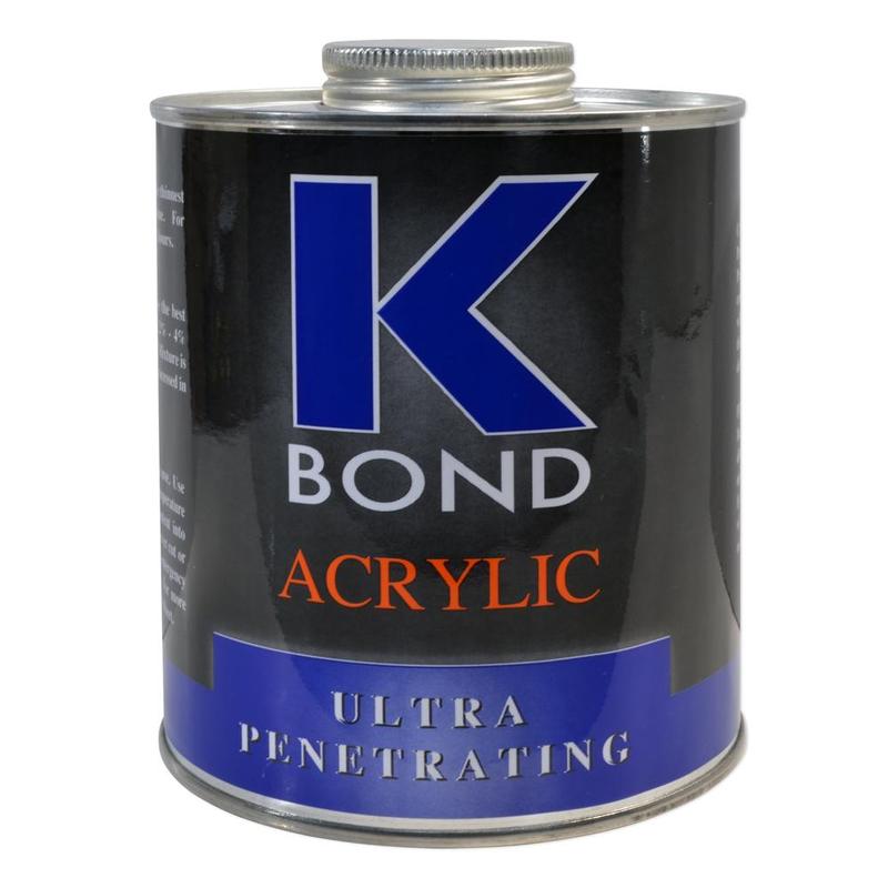 K-Bond Transparent Penetrating Acrylic Adhesive, 1 qt