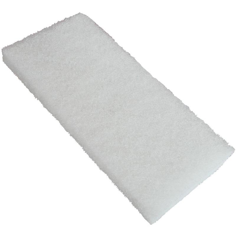 Raimondi Scrub Pad, White, 10" x 5"