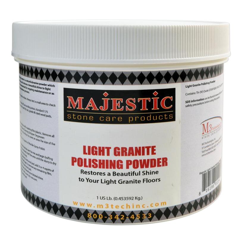 Majestic Granite Polish Powder, Light, 1 Lb.