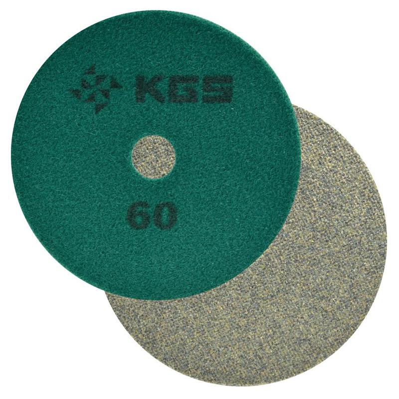 KGS Swiflex CX 100mm QRS Sandpaper, 5-Pack, 4", 60 Grit