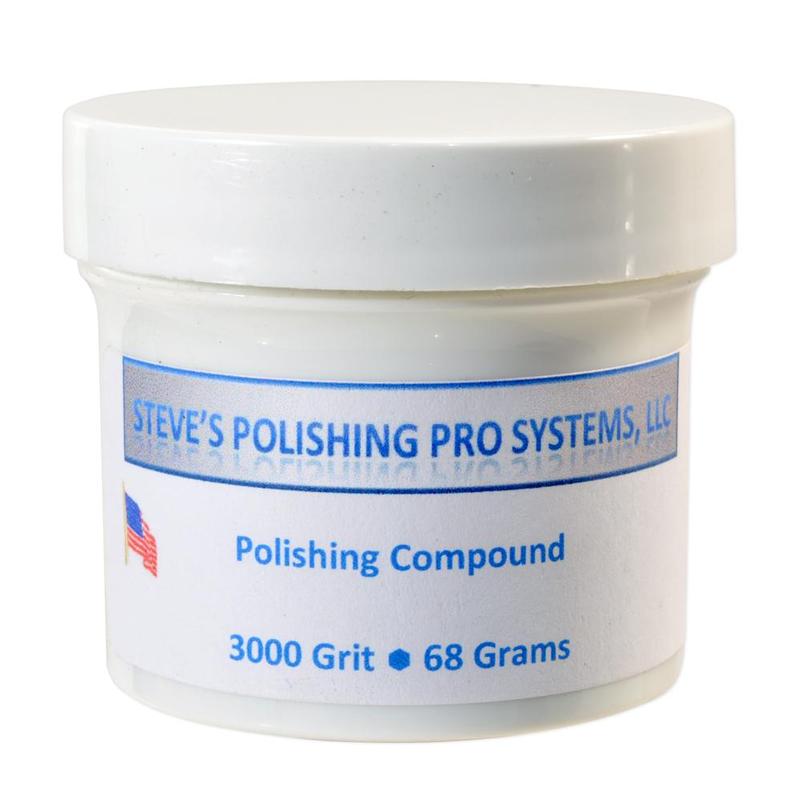 Steve's Polishing Pro System 3,000 Grit Polish Polishing Compound, 68 Gram (Small)