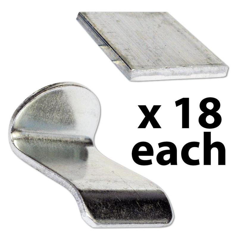 G-Clip & Flat Plate (Pack Of 12 Each)
