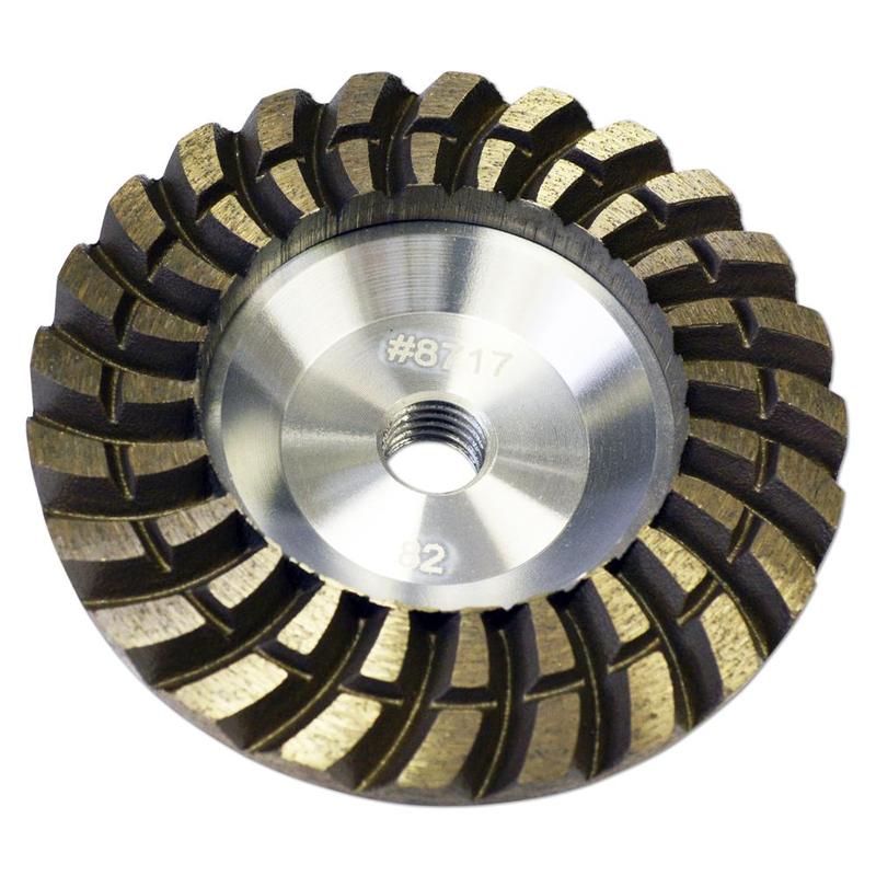 Talon Turbo Dry Diamond Cup Wheel, 4", Fine