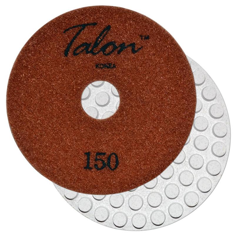 Talon Vitrabond Diamond Ceramic Bond Dry Polishing Pad, 4", 150 Grit
