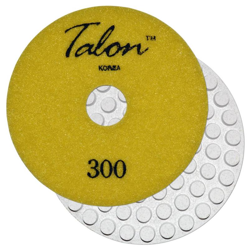 Talon Vitrabond Diamond Ceramic Bond Dry Polishing Pad, 4", 300 Grit