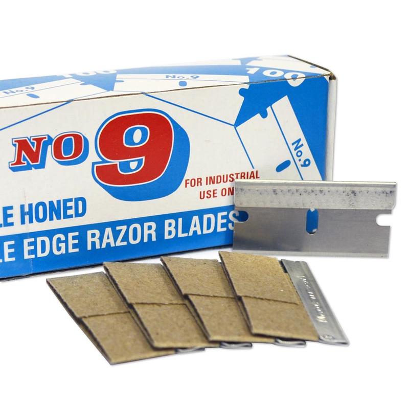 100 Per Box 2 Boxes Single Edge Razor Blades Number 9 