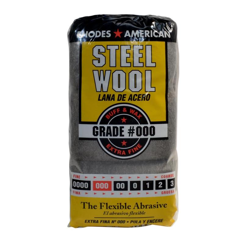 Extra Fine Steel Wool, Grade 000 (12 per Bag, 6 Bags/Case)