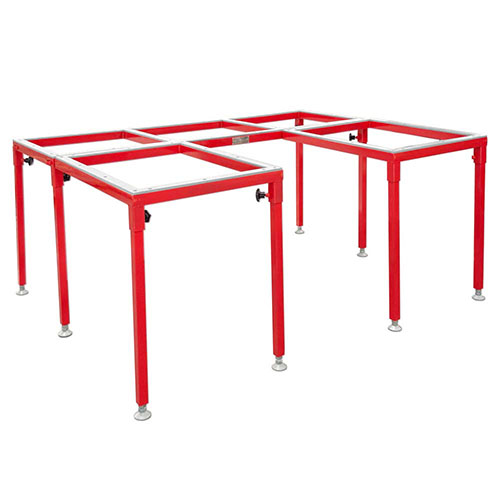 Hercules Red Modular Work Station-(1 table & 2 sections) H-AFWT8328-W